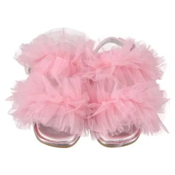 Monnalisa Tule Sandalen met Zilveren Hart