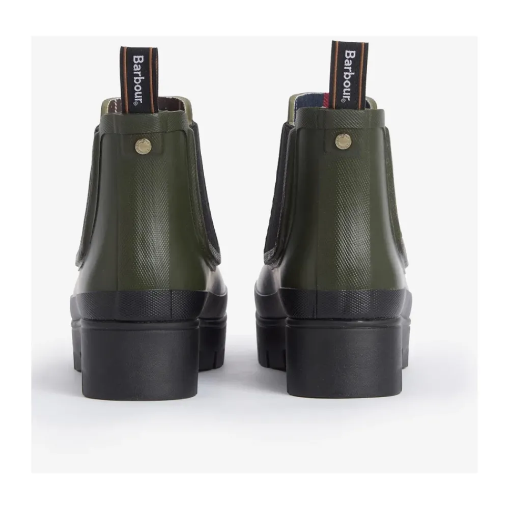DAMES Barbour Chelseaboots^Rubber Enkellaarzen
