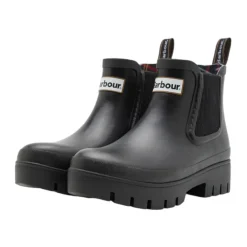 DAMES Barbour Rubberen laarzen voor dames met logo