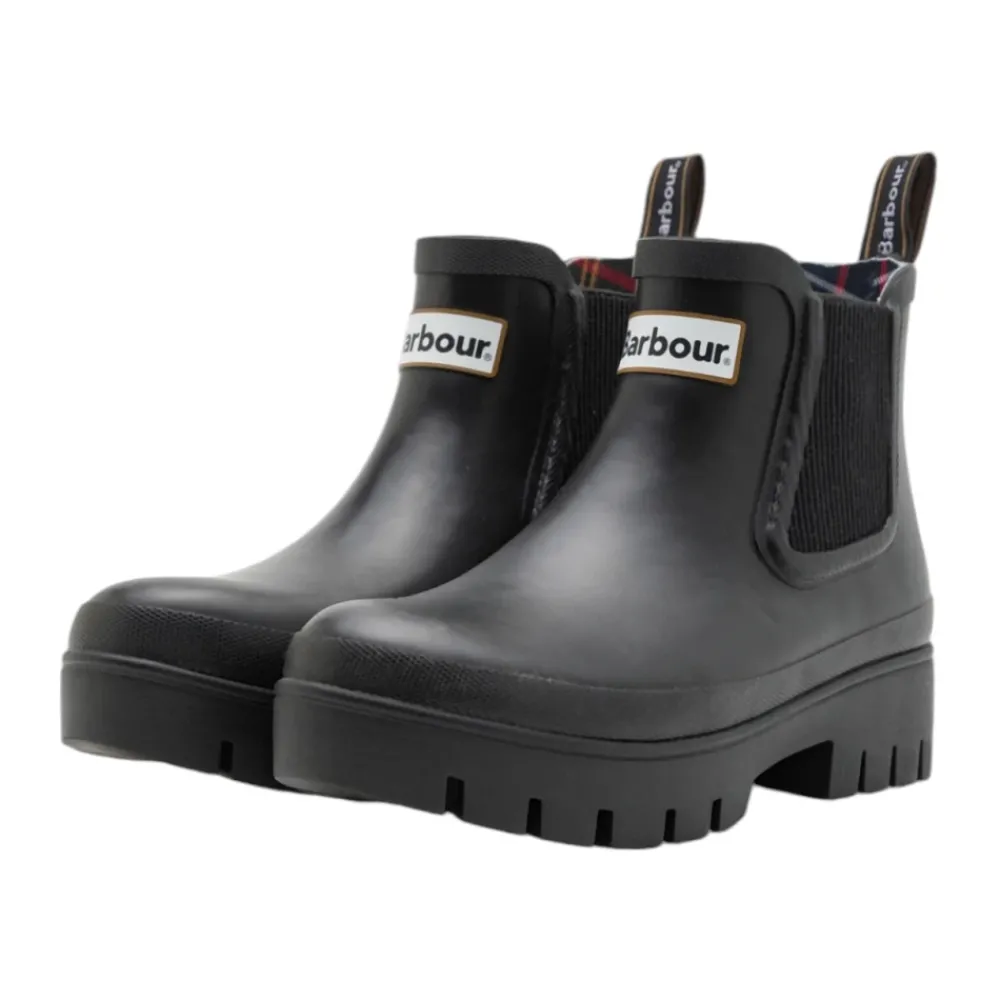 DAMES Barbour Rubberen laarzen voor dames met logo