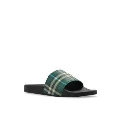 Heren Burberry Rubberen teenslippers