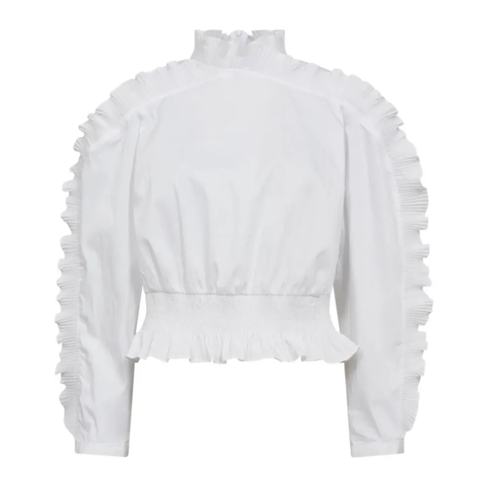 DAMES Co'Couture Ruffle Smock Blouse