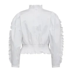 DAMES Co'Couture Ruffle Smock Blouse