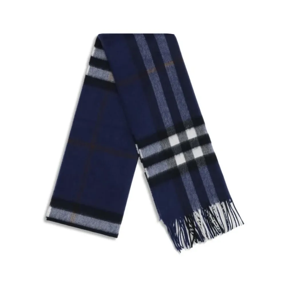 Heren Burberry Ruitpatroon Kasjmier Sjaal