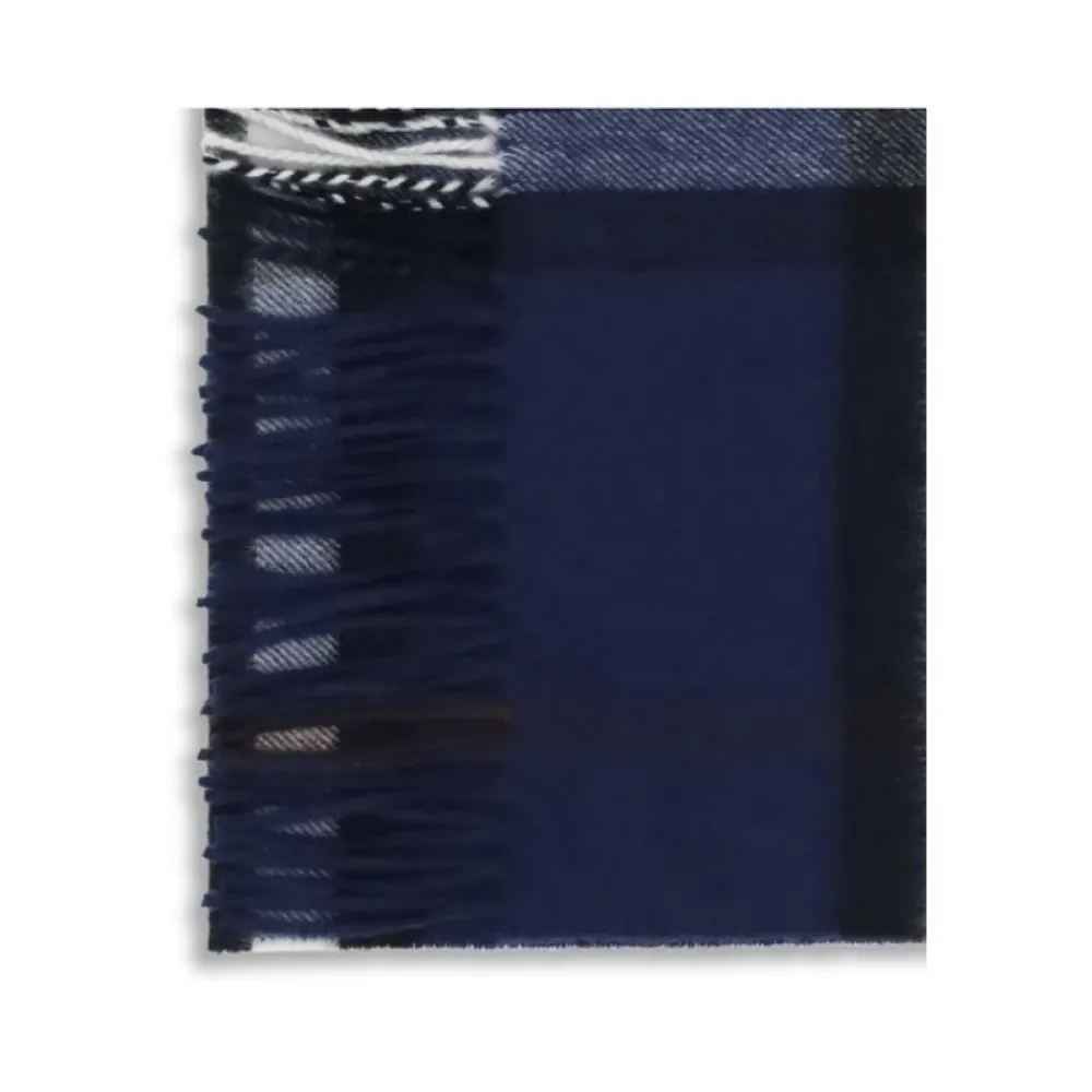 Heren Burberry Ruitpatroon Kasjmier Sjaal