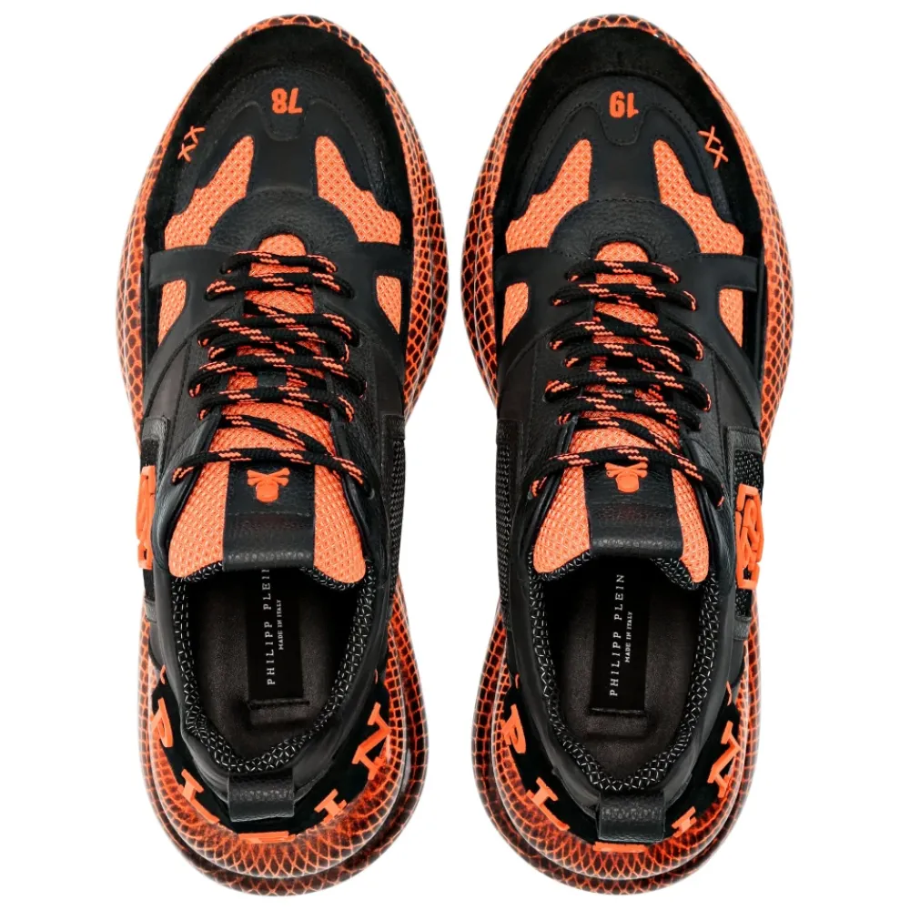 Heren Philipp Plein Runner Mix Materials