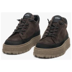 Heren Estro Snowboots^Saddle Brown High-Top Sneakers