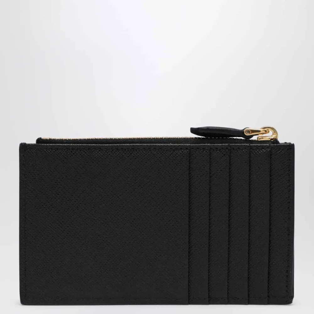 DAMES Prada Portefeuilles^Saffiano lederen kaarthouder