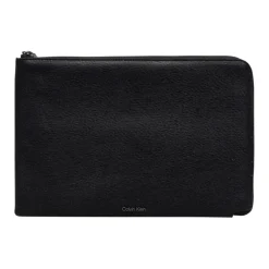 Heren Calvin Klein Saffiano Polsband Portemonnee Ritszakje