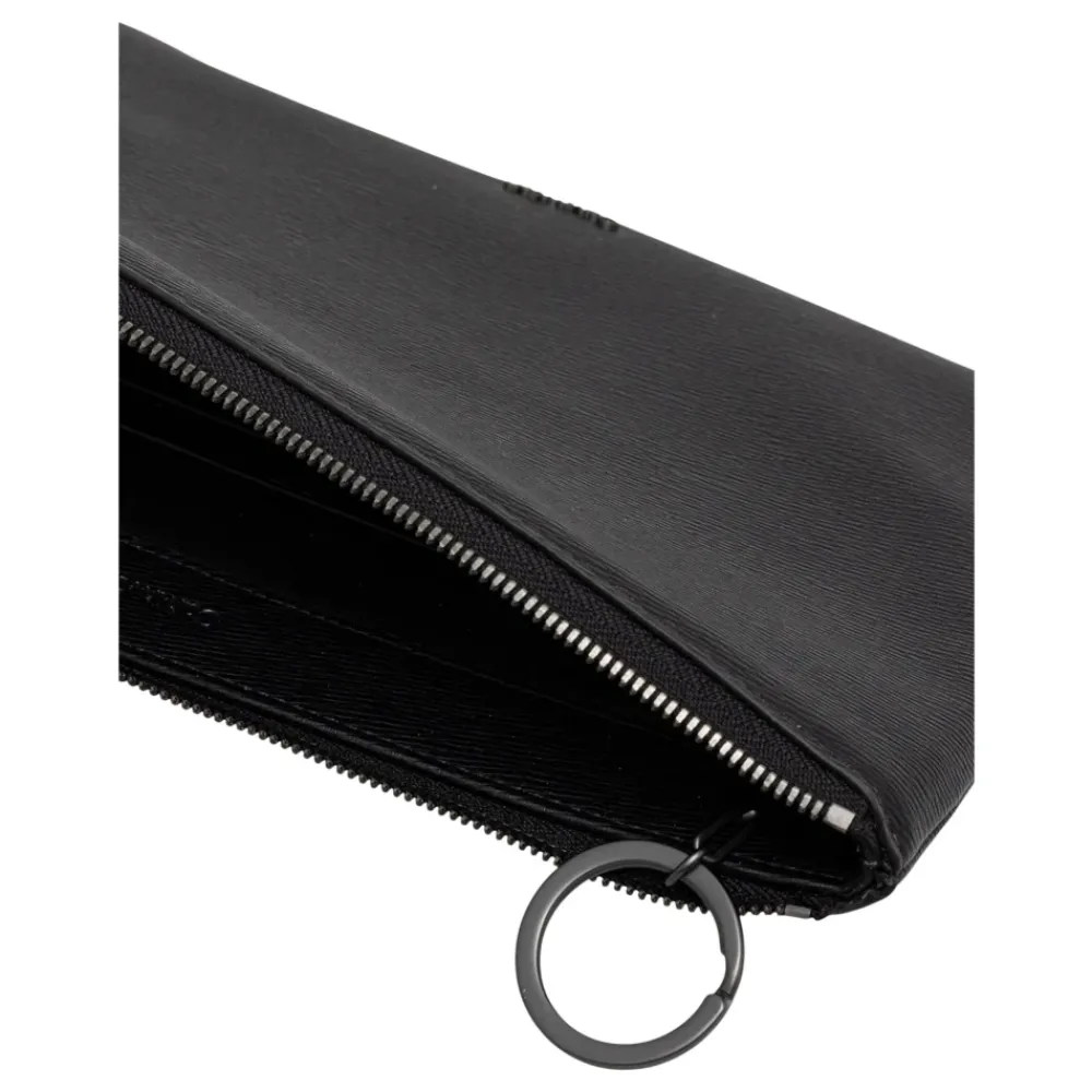 Heren Calvin Klein Saffiano Polsband Portemonnee Ritszakje