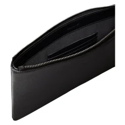 Heren Calvin Klein Saffiano Polsband Portemonnee Ritszakje