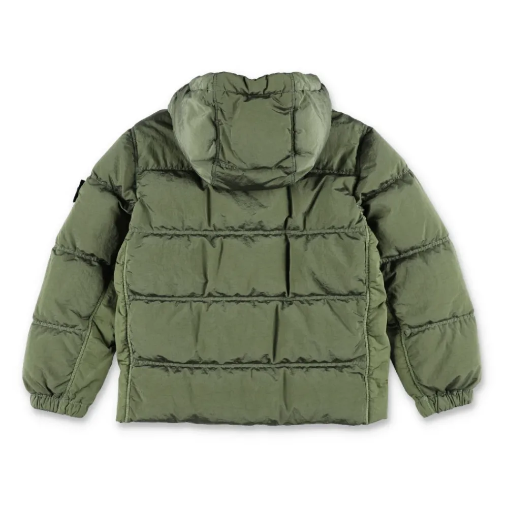 Stone Island Sage Green Donsjas AW25