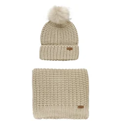 Barbour Saltburn Beanie & Scarf Set