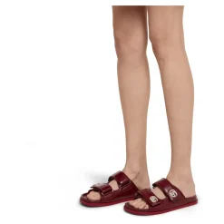 DAMES Gucci Sandaal met kristallen Double G