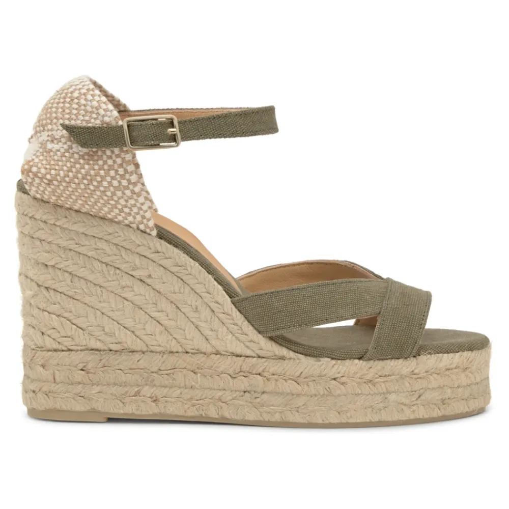 DAMES Castañer Sleehakken^SANDALEN MET 11 CM SLEEHAK