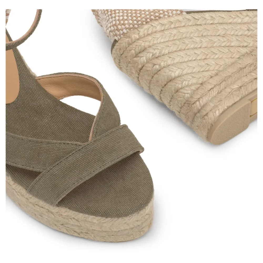 DAMES Castañer Sleehakken^SANDALEN MET 11 CM SLEEHAK