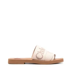 DAMES Chloé Sandalen met geborduurd logo