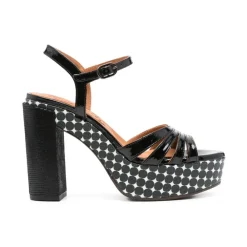 DAMES Chie Mihara Sandalen met hoge hak en enkelbandje met gesp