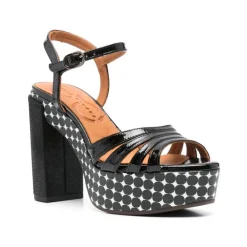 DAMES Chie Mihara Sandalen met hoge hak en enkelbandje met gesp