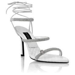 DAMES Philipp Plein Sandalen^Sandalen met kristallen veters