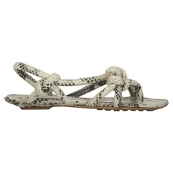 DAMES Bottega Veneta Sandalen^Sandalen met slangenprint van leer