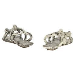 DAMES Bottega Veneta Sandalen^Sandalen met slangenprint van leer