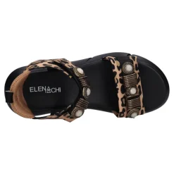 DAMES Elena Iachi Sleehakken^Sandalen met sleehak