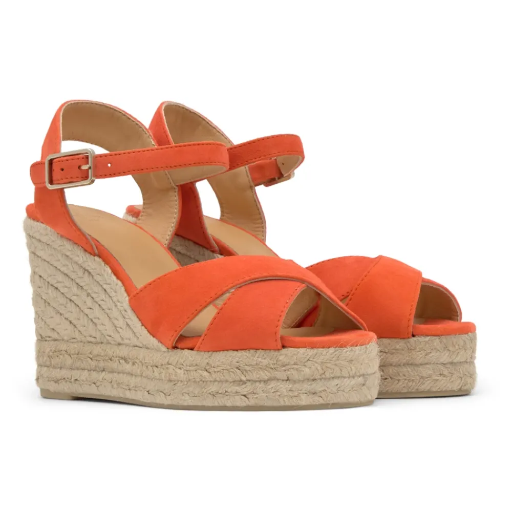 DAMES Castañer Sandalen met sleehak