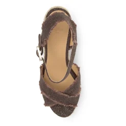 DAMES Castañer Sandalen met sleehak en 11 cm hak