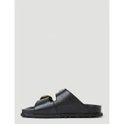 DAMES Marine Serre Slippers^Sandalen van reliëfleder