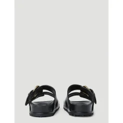 DAMES Marine Serre Slippers^Sandalen van reliëfleder