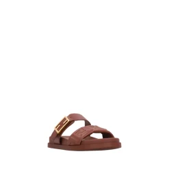 DAMES Fendi Slippers^SANDALO NAPPA FF HF+NAPPA
