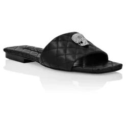 DAMES Philipp Plein Slippers^Sandals Flat Crystal Skull