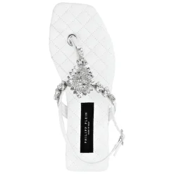 DAMES Philipp Plein Sandalen^Sandals Flat Crystal Skull h Crystals