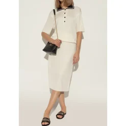 DAMES Ferragamo Satijnen Mules met Logo