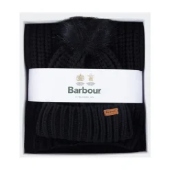 Barbour Scarf and Hat Gift Set