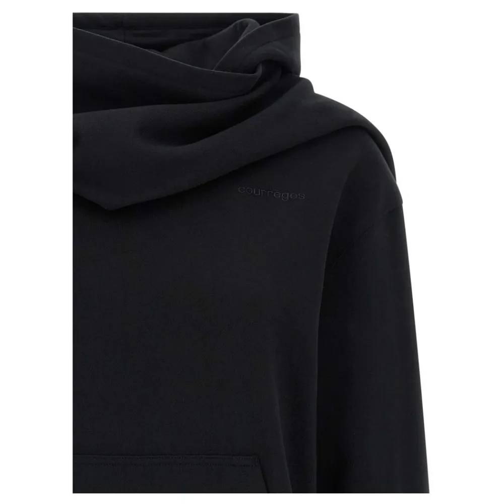 DAMES Courrèges Scarf Embroidered Hoodie