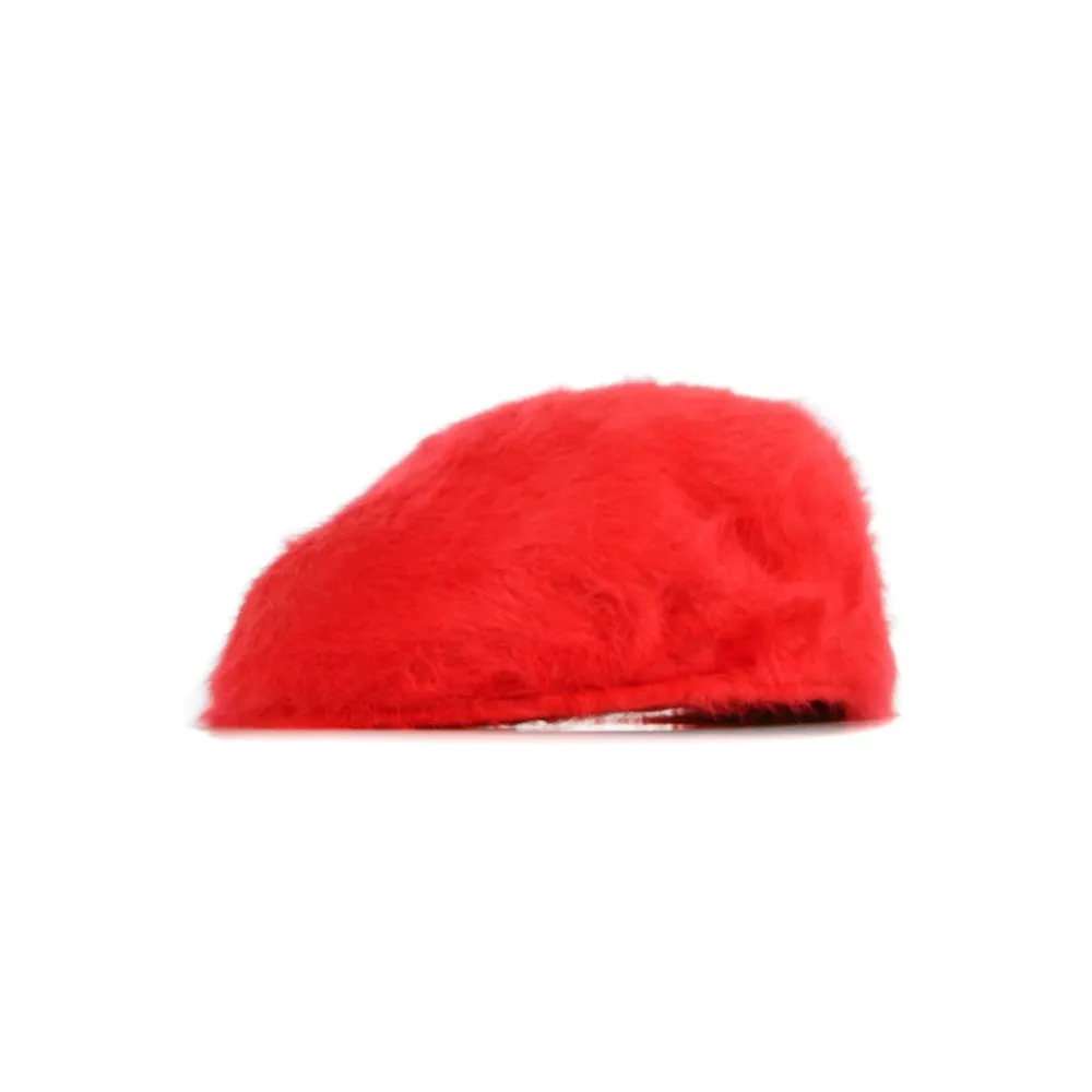 Heren Kangol Hoeden^Scarlet Bont Platte Pet