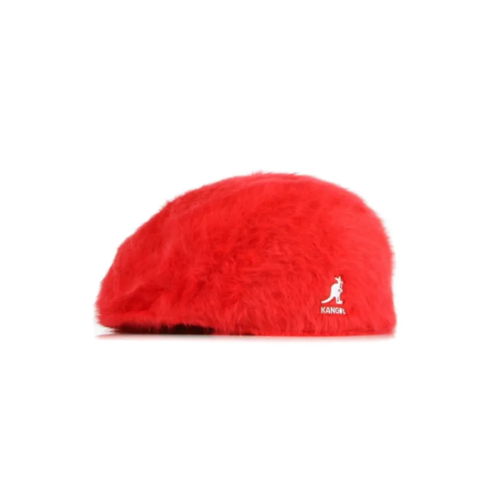 Heren Kangol Hoeden^Scarlet Bont Platte Pet