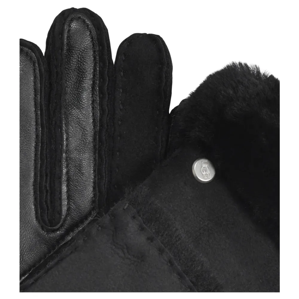 DAMES UGG Handschoenen^Schaapsleren handschoen met stiksels