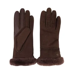 DAMES UGG Handschoenen^Schapenvacht Handschoenen Gebrand Ceder Stijlvol