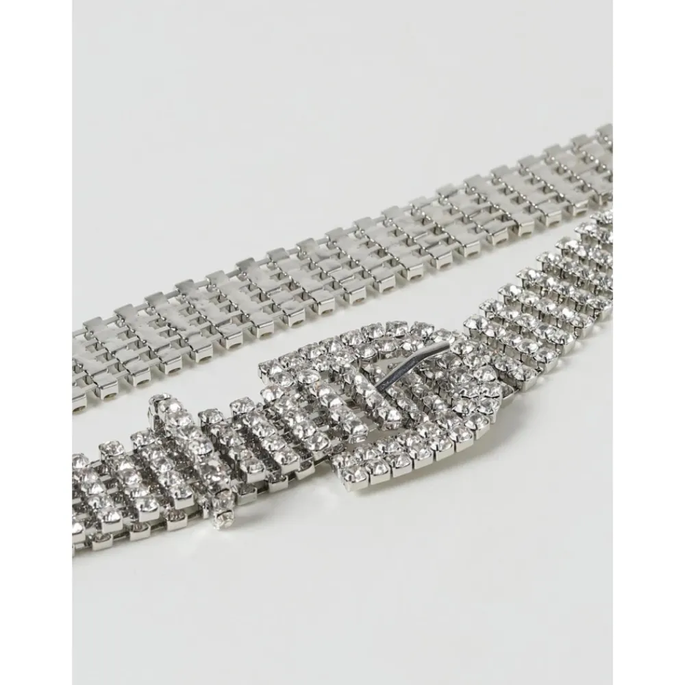 Patrizia Pepe Schitterende versierde riemaccessoire met gesp