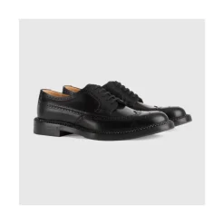 Heren Gucci Schoenen met veters en brogue details