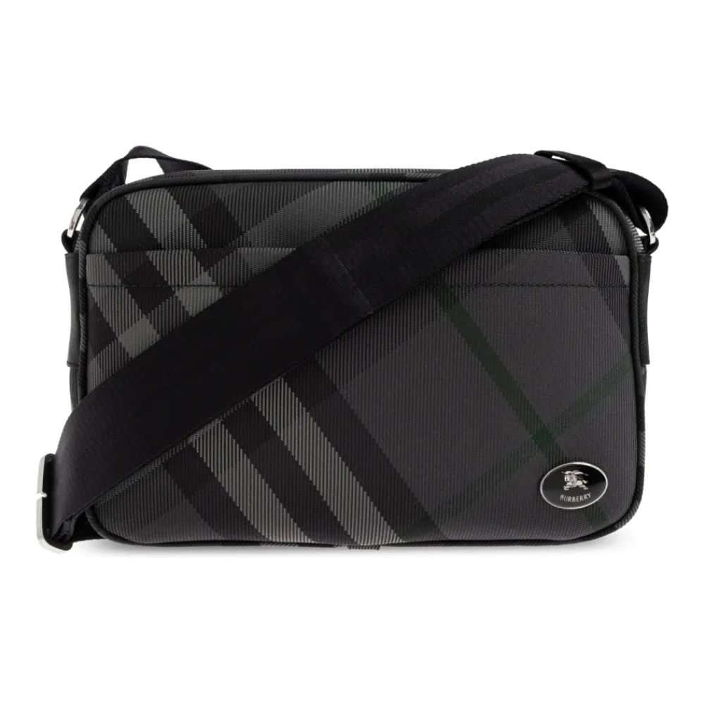 Heren Burberry Schoudertas Grid Slim