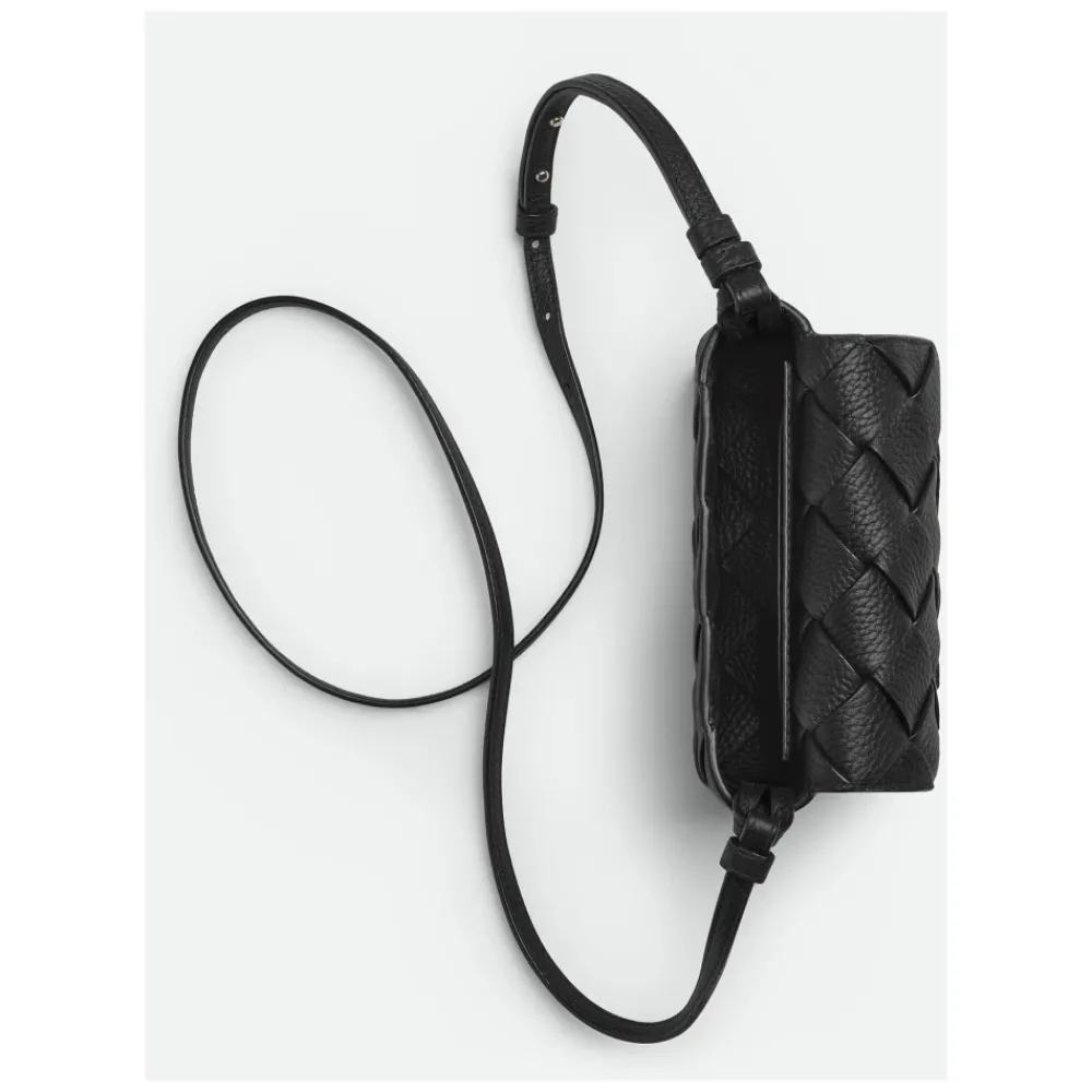 Heren Bottega Veneta Schoudertas van geweven leer