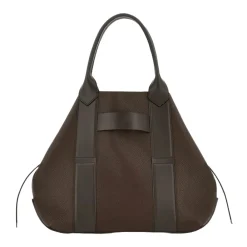 DAMES Hogan Shoppers^Script Medium Leren Tote