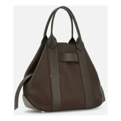 DAMES Hogan Shoppers^Script Medium Leren Tote