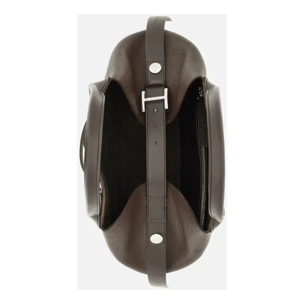 DAMES Hogan Shoppers^Script Medium Leren Tote