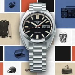 DAMES Seiko - SRPK89K1 - 5 Sports Automatisch Horloge 3 Wijzers Datum