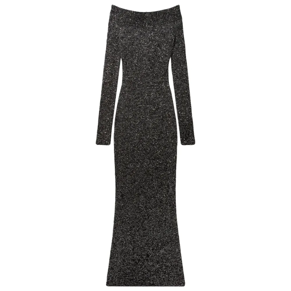 DAMES Stella McCartney Jurken^Sequin Off-Shoulder Jurk tot op de grond